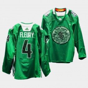 Haydn Fleury Seattle Kraken Green Night 2022 Green Eco-conscious Jersey