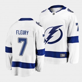 Haydn Fleury Tampa Bay Lightning 7 Away White Breakaway Player Jersey Men's