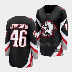 Ilya Lyubushkin Buffalo Sabres 2022-23 Goathead Alternate Women Premier 46 Jersey Breakaway Player