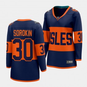 Ilya Sorokin New York Islanders 2024 NHL Stadium Series Women Breakaway Player 30 Jersey