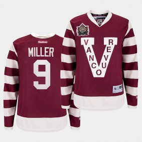 J.T.Miller Vancouver Canucks Heritage Classic Burgundy Millionaires Jersey