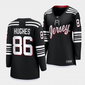 Jack Hughes Devils 2022 Alternate Premier Women Jersey