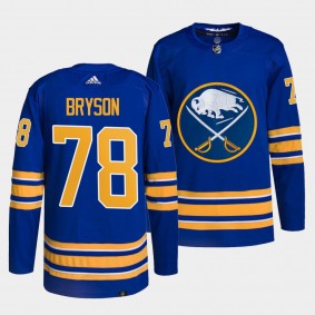 Sabres Home Jacob Bryson #78 Royal Jersey Authentic Primegreen