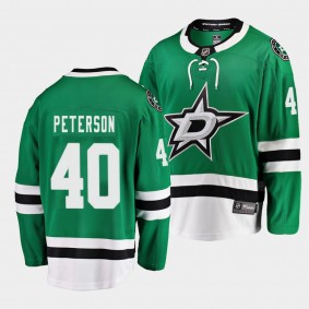 Jacob Peterson Dallas Stars 2021-22 Home Green Player Men Jersey