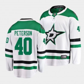 Jacob Peterson Dallas Stars 2021-22 Away White Player Men Jersey