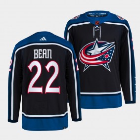 Jake Bean Columbus Blue Jackets 2022 Reverse Retro 2.0 Navy #22 Authentic Primegreen Jersey Men's