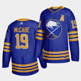 Jake Mccabe Buffalo Sabres 2020-21 Home Royal Jersey Authentic