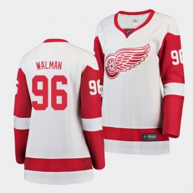 Jake Walman Red Wings Away Breakaway Player Women Jersey