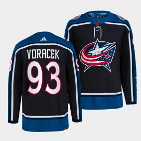 Jakub Voracek Columbus Blue Jackets 2022 Reverse Retro 2.0 Navy #93 Authentic Primegreen Jersey Men's