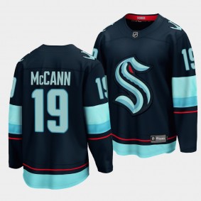 Jared McCann Seattle Kraken 2022 Home Navy Breakaway Player Jersey Men