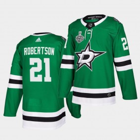 Dallas Stars Jason Robertson 2020 Stanley Cup Final Bound Home Authentic Green Jersey