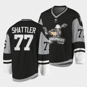 NLL Jeff Shattler Calgary Roughnecks Sublimated Black Jersey