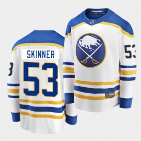 Jeff Skinner #53 Sabres 2020-21 Away White Breakaway Player Jersey