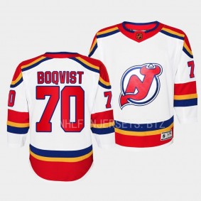 Jesper Boqvist New Jersey Devils Youth Jersey 2022 Special Edition 2.0 White Premier Jersey