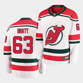 Jesper Bratt #63 Devils 2019 Breakaway Alternate Men's Jersey