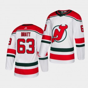 Jesper Bratt #63 Devils 2019 Authentic Alternate Men's Jersey