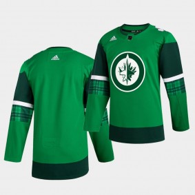 Jets 2020 St. Patrick's Day Green Authentic Team Jersey