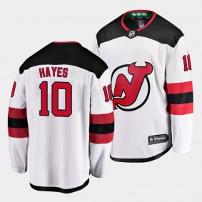 Jimmy Hayes New Jersey Devils Honor Broadway White Away Men Jersey