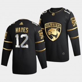 Florida Panthers Jimmy Hayes Honor Broadway Golden Edition Black Jersey