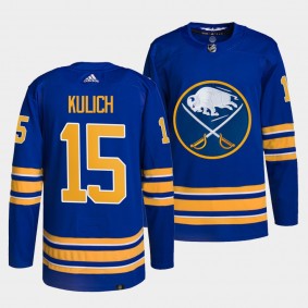 Buffalo Sabres Jiri Kulich 2022 NHL Draft Royal Authentic Primegreen Jersey Home