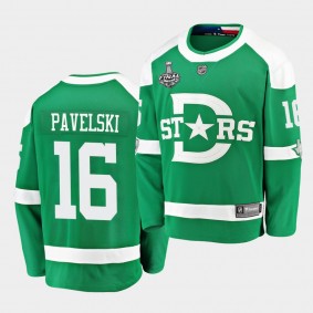 Dallas Stars Joe Pavelski 2020 Stanley Cup Final Winter Classic Green Jersey