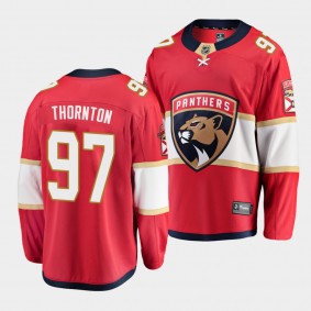 Joe Thornton Florida Panthers Home Red 2021 Trade Men Jersey