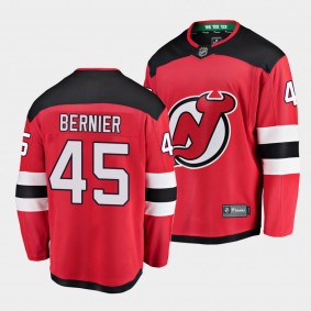 Jonathan Bernier New Jersey Devils 2021 Home Red Player Men Jersey