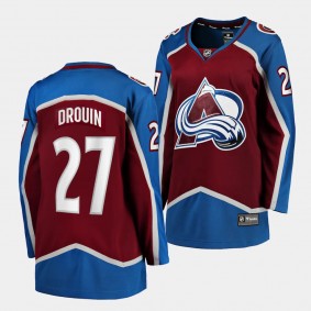 Jonathan Drouin Colorado Avalanche Home Women Breakaway Player 27 Jersey