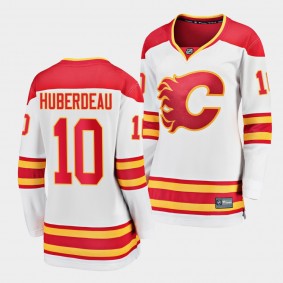 Jonathan Huberdeau Flames Away Breakaway Player Women Jersey