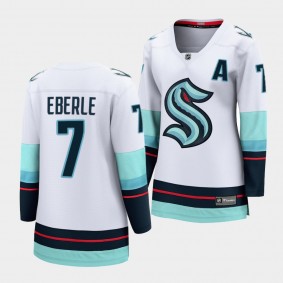 Jordan Eberle Kraken 2021-22 Away Alternate captains Women Jersey