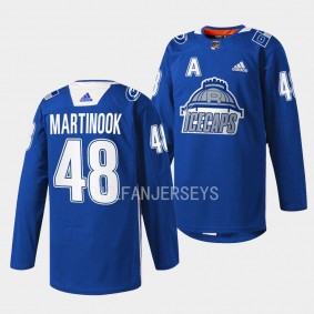 North Carolina Night Jordan Martinook Raleigh IceCaps Blue #48 Throwback Jersey 2022