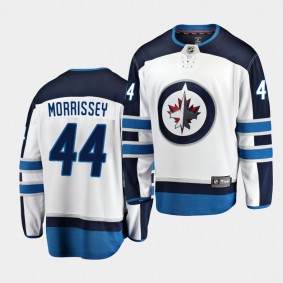 Josh Morrissey #44 Jets Breakaway Away Men's Jersey