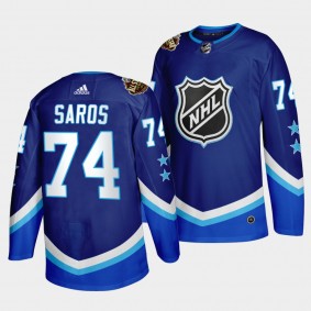 Nashville Predators Juuse Saros 2022 All-Star #74 Blue Jersey Western