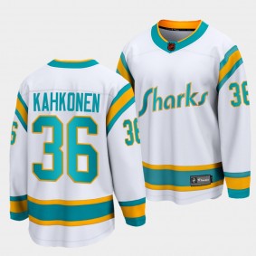 Kaapo Kahkonen San Jose Sharks 2022 Special Edition 2.0 White Breakaway Player Jersey Men's