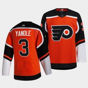 Philadelphia Flyers 2021 Reverse Retro Keith Yandle Orange Special Edition Jersey