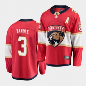 Keith Yandle #3 Panthers Breakaway Home Men's Jersey