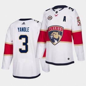 Keith Yandle #3 Panthers 2018 Breakaway Away Men's Jersey