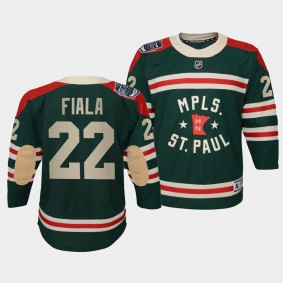 Kevin Fiala Youth Jersey Wild 2022 Winter Classic Green State of Hockey Jersey