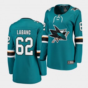 Kevin Labanc Sharks #62 Breakaway Home Jersey