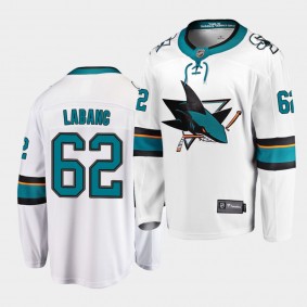 Kevin Labanc #62 Sharks Breakaway Away Men's Jersey