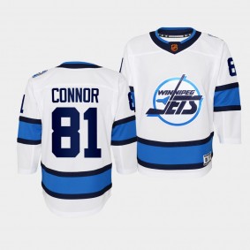 Winnipeg Jets Kyle Connor 2022 Special Edition 2.0 White #81 Youth Jersey Retro