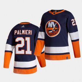 New York Islanders 2021 Reverse Retro Kyle Palmieri Blue Special Edition Jersey