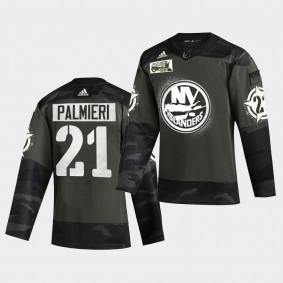 Kyle Palmieri New York Islanders 2021 Military Night Camo Authentic Limited Jersey