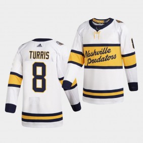 Kyle Turris #8 Predators 2020 Winter Classic Authentic White Jersey