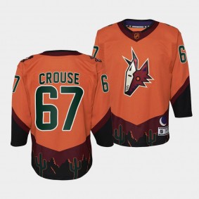 Arizona Coyotes Lawson Crouse 2022 Special Edition 2.0 Orange #67 Youth Jersey Retro