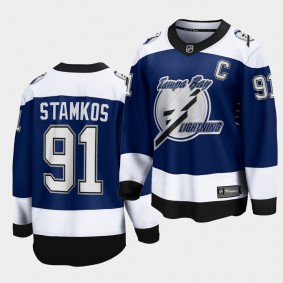 Steven Stamkos Tampa Bay Lightning 2021 Special Edition Royal Retro Men Jersey