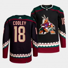 Arizona Coyotes Authentic Primegreen Logan Cooley #18 Black Jersey Home