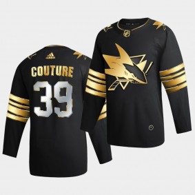 San Jose Sharks Logan Couture 2020-21 Golden Edition Limited Authentic Black Jersey