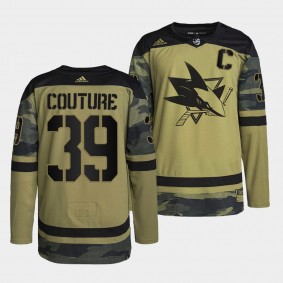 Logan Couture San Jose Sharks Military Appreciation Camo Jersey Authentic Practice