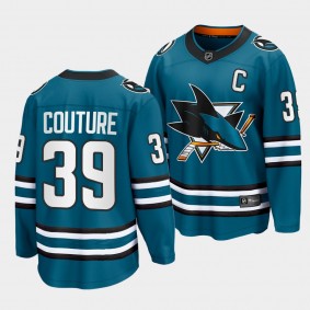 San Jose Sharks #39 Logan Couture Home 2022-23 Teal The Evolve Jersey